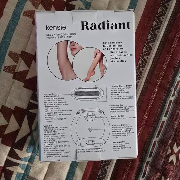KENSIE Radiant Shaver Wet/Dry Rechargeable - Picture 2 of 2